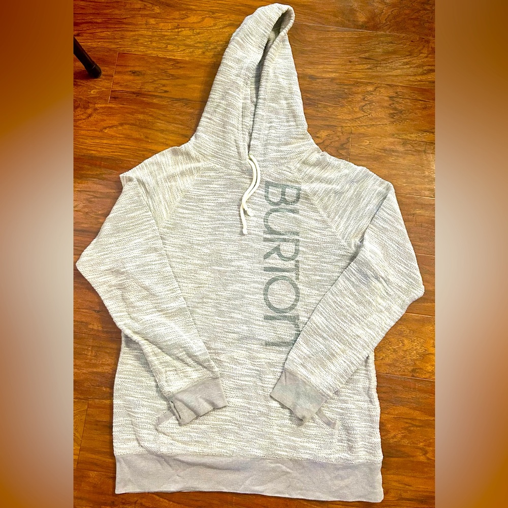 Burton Women’s Gray Hooded Sweatshirt, Size Large